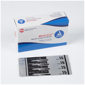 MEDICUT BLADES #15 100/BX